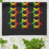 Serviette de cuisine d'étoile de David (Plié)