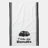 Serviette de cuisine d'humour de gâteau de Bundt (Vertical)