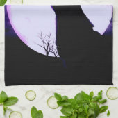 Serviette de cuisine d'hurlement de loup (Plié)