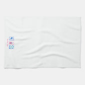 Serviette de cuisine Dink Drink, Mahjong / Carreau (Horizontal)