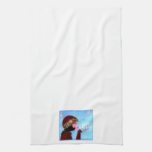 Serviette de cuisine DIVA "Winter Sparkle" (Vertical)