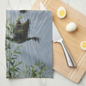 Serviette de cuisine d'oies sauvages (Quart Plié)