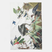 Serviette de cuisine d'oiseaux d'oiseau bleu de (Vertical)
