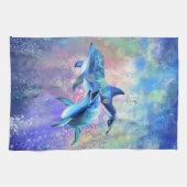 Serviette de cuisine Dolphin Couple (Horizontal)