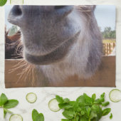 Serviette de cuisine Donkey souriante (Plié)