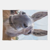 Serviette de cuisine Donkey souriante (Horizontal)