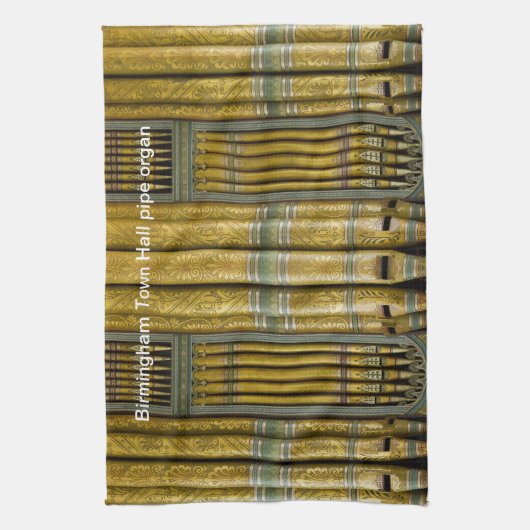 Serviette de cuisine d'organe de Birmingham (Vertical)