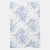 Serviette de cuisine Douce Adeline bleuté (Vertical)