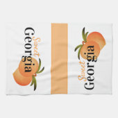 Serviette de cuisine douce de pêches de la Géorgie (Horizontal)