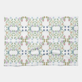 Serviette de cuisine douce et fleurie (Horizontal)