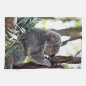 Serviette de cuisine d'ours de koala (Horizontal)