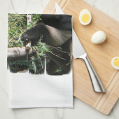 Serviette de cuisine d'ours panda (Quart Plié)