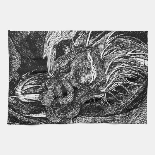 Serviette de cuisine Dragon (Horizontal)