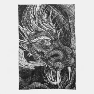 Serviette de cuisine Dragon