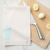 Serviette de cuisine Dragon pour recette de biscui (Quart Plié)