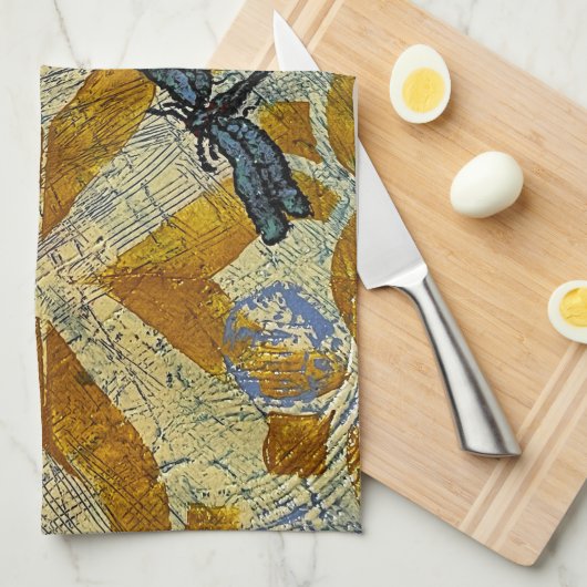 Serviette de cuisine Dragonfly (Quart Plié)