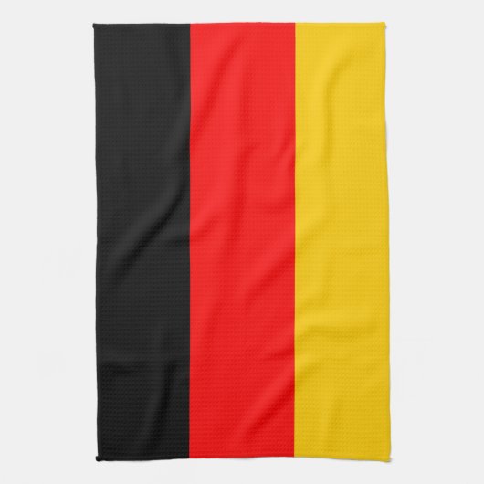Serviette de cuisine drapeau d'Allemagne (Vertical)