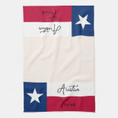Serviette de cuisine drapeau du Texas (Vertical)