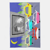 Serviette de cuisine drive-in de film de petite (Vertical)