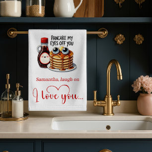 Serviette de cuisine drôle personnalisée pour la S