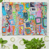 Serviette de cuisine du bloc (Plié)