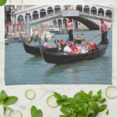 Serviette de cuisine du canal de Venise (Plié)