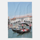 Serviette de cuisine du canal de Venise (Vertical)