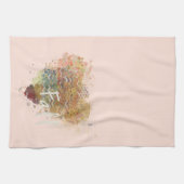 Serviette de cuisine du Coeur Automne (Horizontal)