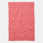 Serviette de cuisine du coeur rouge (Vertical)