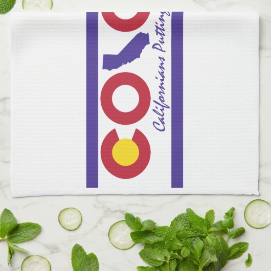 Serviette de cuisine du Colorado (Plié)