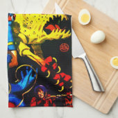 Serviette de cuisine du CRU SCI fi (HISTOIRES de (Quart Plié)