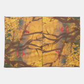 Serviette de cuisine du gardien d'automne (Horizontal)