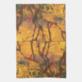 Serviette de cuisine du gardien d'automne (Vertical)