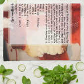 Serviette de cuisine du gâteau au fromage de (Plié)