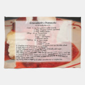 Serviette de cuisine du gâteau au fromage de (Horizontal)