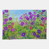 Serviette de cuisine du Mid-West de fleurs (Horizontal)