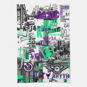Serviette de cuisine du MoJo d'Amérique urbaine