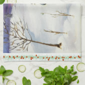 Serviette de cuisine du pays des merveilles (Plié)