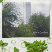 Serviette de cuisine du phare de Charleston (Plié)