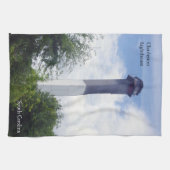 Serviette de cuisine du phare de Charleston (Horizontal)