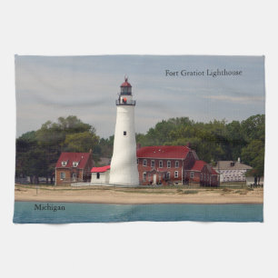 Serviette de cuisine du phare de Fort Gratiot