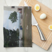 Serviette de cuisine du phare de Marblehead (Quart Plié)