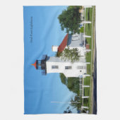 Serviette de cuisine du phare de Sand Point (Vertical)
