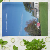 Serviette de cuisine du phare Pt Aux Barques (Plié)