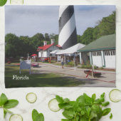 Serviette de cuisine du phare St. Augustine (Plié)