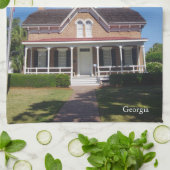 Serviette de cuisine du phare St. Simons (Plié)