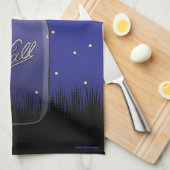 Serviette de cuisine du sud de nuits (Quart Plié)