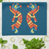 Serviette de cuisine du sud-ouest Sun Kokopelli (Plié)