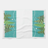 Serviette de cuisine du terrain de Noël (Horizontal)