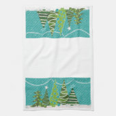 Serviette de cuisine du terrain de Noël (Vertical)